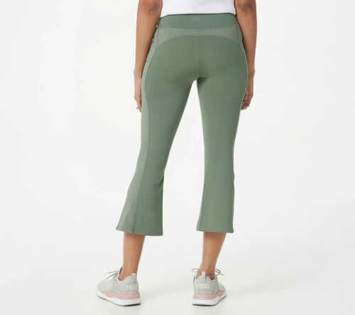 zuda Petite Z-Move Cropped Pants with Pockets Petite Plus 4X 4XP Green A394486 - Picture 2 of 8