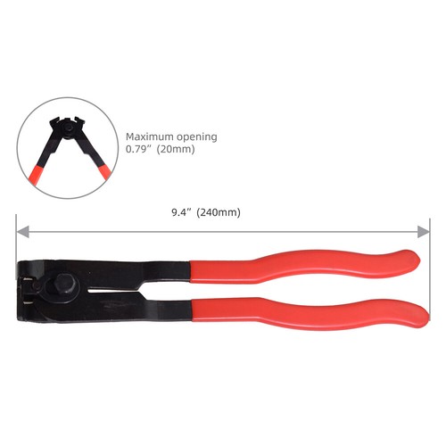 2pc CV Joint Boot Clamp Kit Ear Type Cutter Banding Pliers Tool - Picture 4 of 7