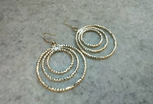 Big vintage silver (925) earrings - Picture 2 of 6
