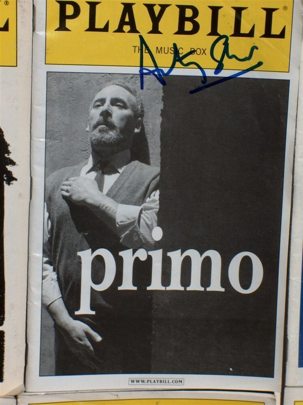ANTHONY SHER SIGNED PRIMO in person BROADWAY PLAYBILL