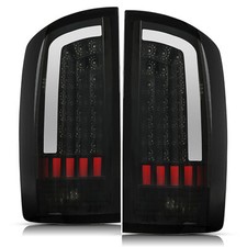 Smoke Led Tail Lights Brake Lamps For Dodge Ram 1500 2500 3500 2002 2003-2006