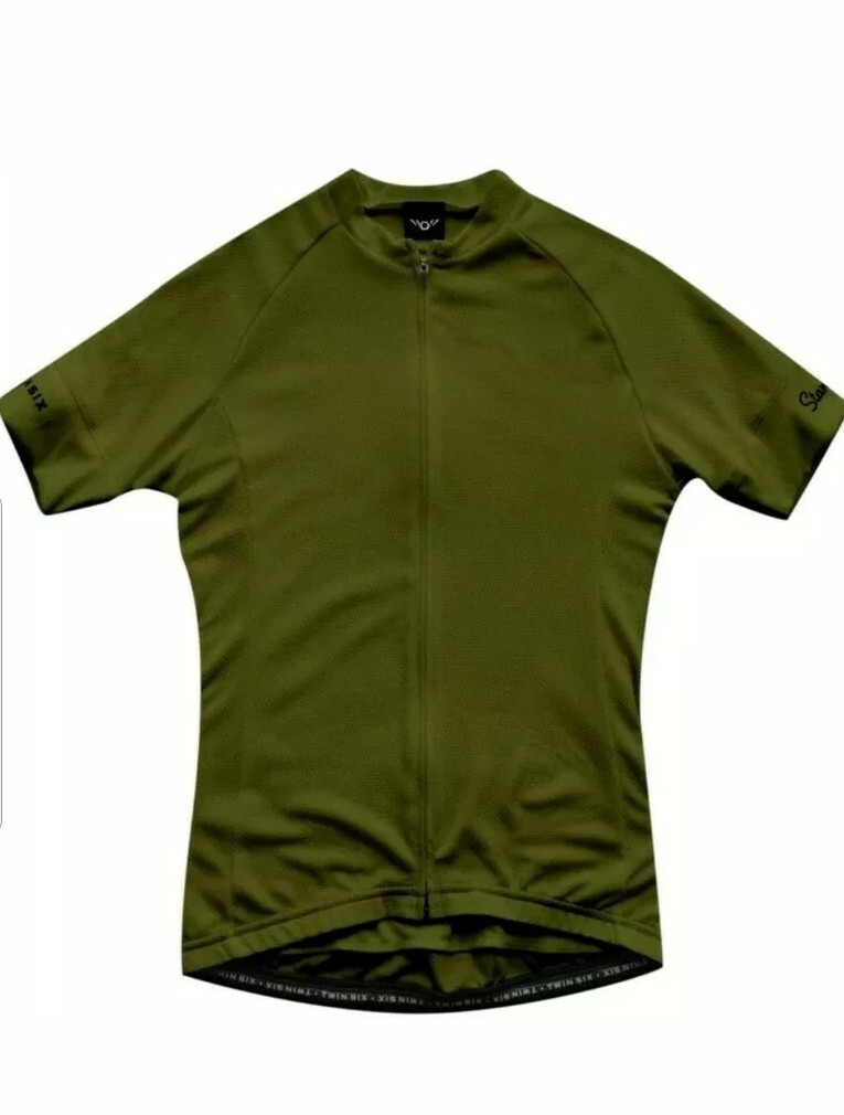 Twin Six The Standard SS Cycling Bike Jersey - Olive Green - Women's Small Twin Six The Standard SS Cycling Bike Jersey - Olive Green - Women's Small