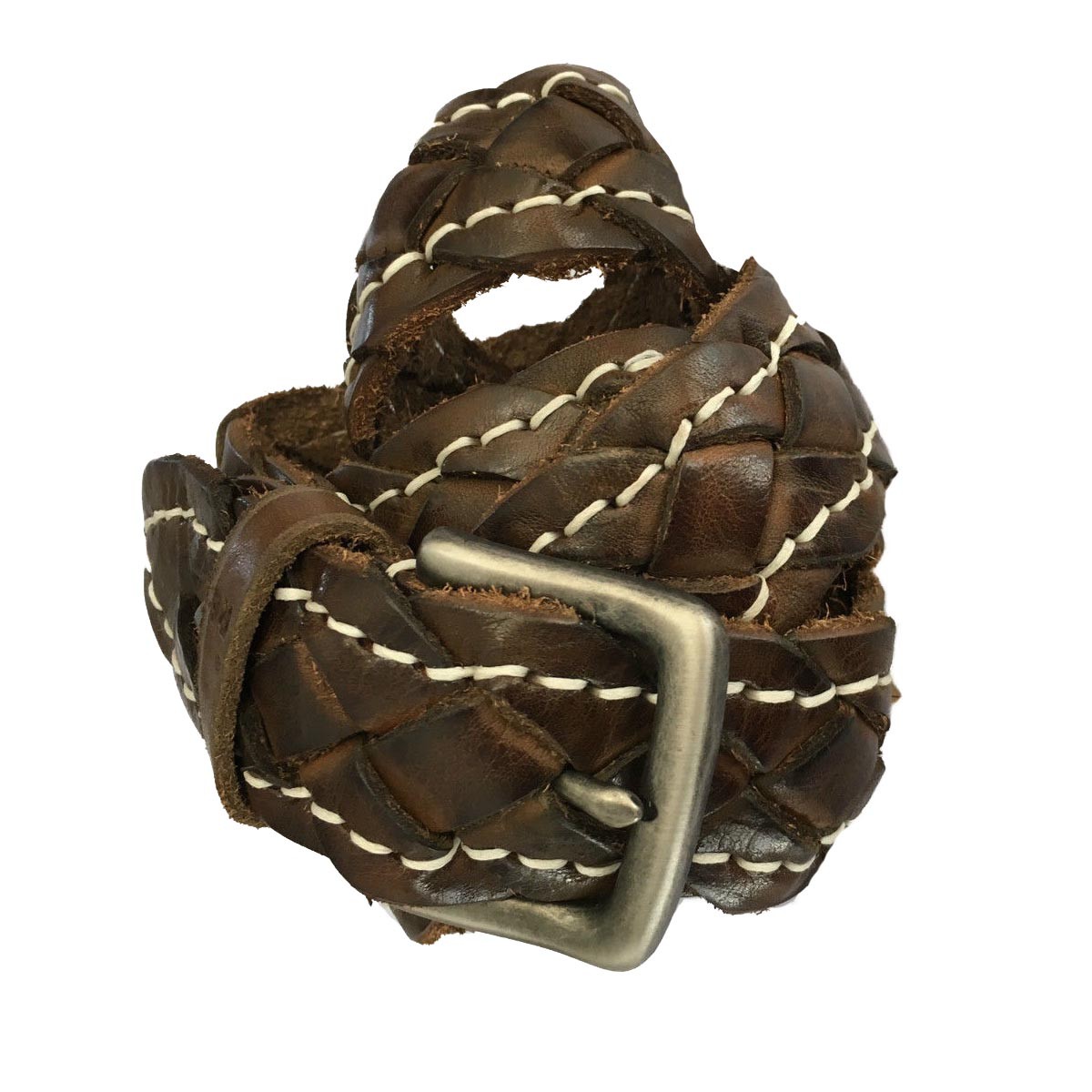 Коллекция Cintura Uomo intrecciata В цвете моро, 100% хлопок, 90 - 105 см - tg 48 