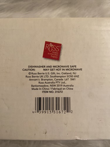 Mr. & Mrs. Coffee Mug Gift Set Just The Two of Us~Russ Berrie - Picture 5 of 5