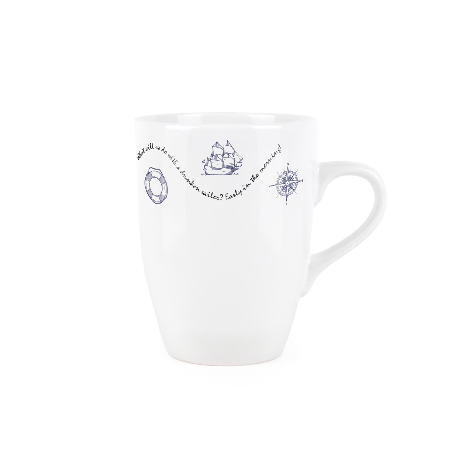 Nautical Mug - Sailor Boats & Lighthouses - Tea/Coffee Gift Present Ceramic Cup