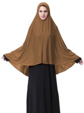 Muslim Women Ramadan Prayer Hijab Headscarf Amair Islamic Large Overhead Turban