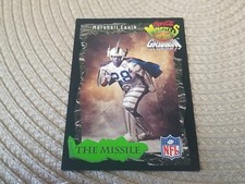 1994 Monsters Of The Gridiron Coca Cola Marshall Faulk Card #13