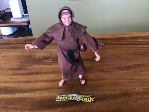 MEGO 1970's Friar Tuck Figure W/Robe Moneybag & 1 Sandal - Canadian Seller - Bild 2 von 6