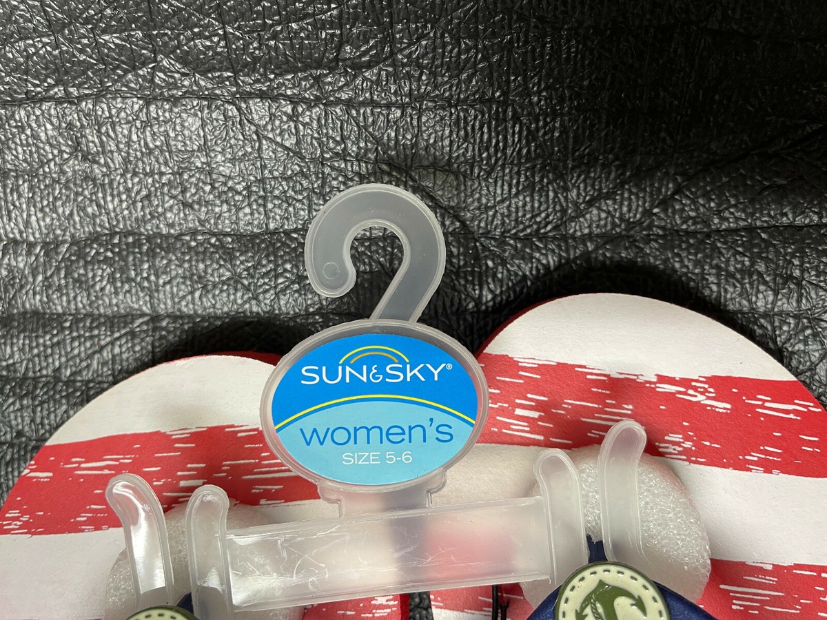 Sun & best sale sky flip flops