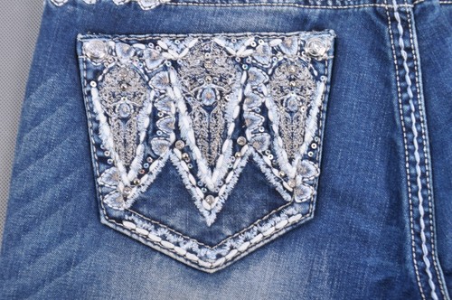 NEW Grace in LA Stretch Denim CAPRI Western Holiday Blingbling size27 #GR-LA-04 - Picture 42 of 68