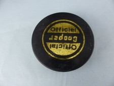 PALET PUCK ICE HOCKEY SUR GLACE OFFICIAL COOPER OFFICIEL années 1970 1980
