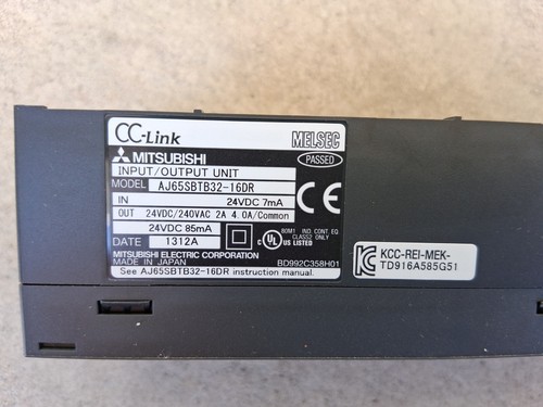 Mitsubishi MELSEC PLC INPUT/OUTPUT Modules AJ65SBTB32-16DR **Lot of 4** - Picture 4 of 4