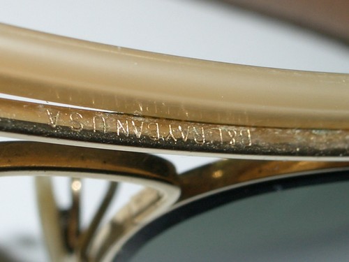 1970's 58m B&L RAY-BAN USA L0216 G15 CABLE-WRAPS OUTDOORSMAN AVIATOR SUNGLASSES - Picture 5 of 7