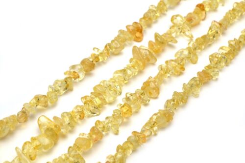 Citrine Chip Beads 32” Strand 5~8mm Gemstone Jewelry Making Bulk Loose - Picture 3 of 3