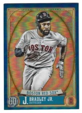 2021 Topps Gypsy Queen Chrome Blue Refractor Jackie Bradley Jr. Box Topper #/99