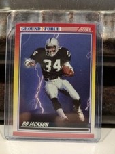 1990 Score Bo Jackson GROUND FORCE Card #330 Raiders