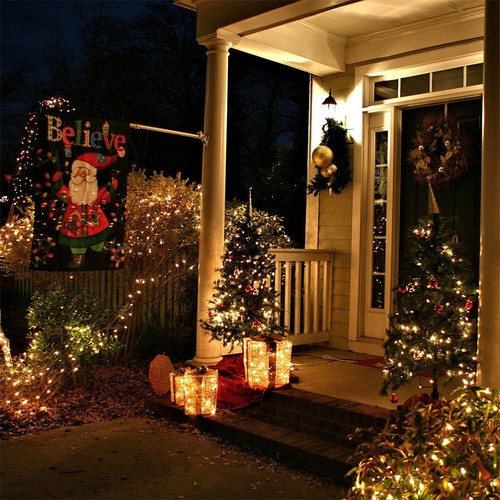 Xmas 50 LED Wire String Fairy Light Copper Wire Battery Powered Wedding Party US - Picture 9 of 30