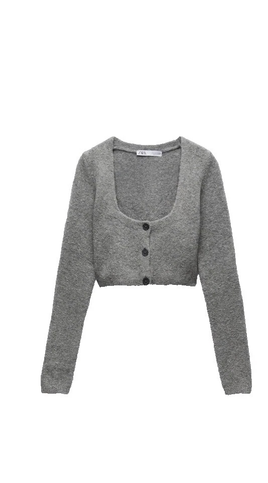 Vestidos de Acrílico Sólido Zara para Mujeres