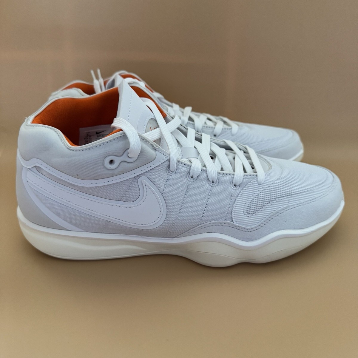 Nike Men's 11 G.T. Hustle 2 Basketball Shoes White Sail