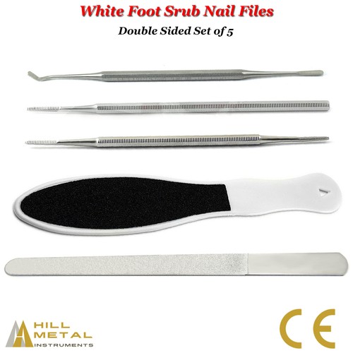 Toe Nail Lifter Hard Dead Skin Remover Foot Rasp Nails File Scrub Diamond Deb CE - Picture 1 of 6