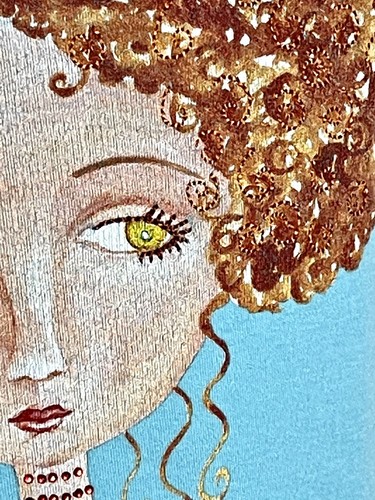 Girls Lemon Loves Lime Queen of Hearts Tee sz 7 - Picture 3 of 5