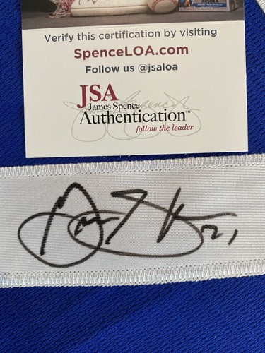 LOS ANGELES DODGERS- GAVIN STONE AUTOGRAPH #71 BLUE NIKE JERSEY JSA AS72774 - Picture 5 of 6