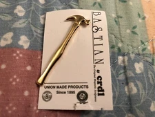 UNITED BROTHERHOOD of CARPENTERS HAMMER PIN "Union Made in USA" NEW IN PACKAGE