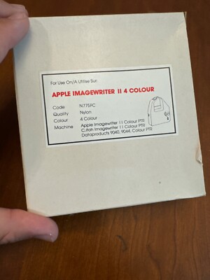 Apple ImageWriter II 4 Colour POS Ribbon | eBay