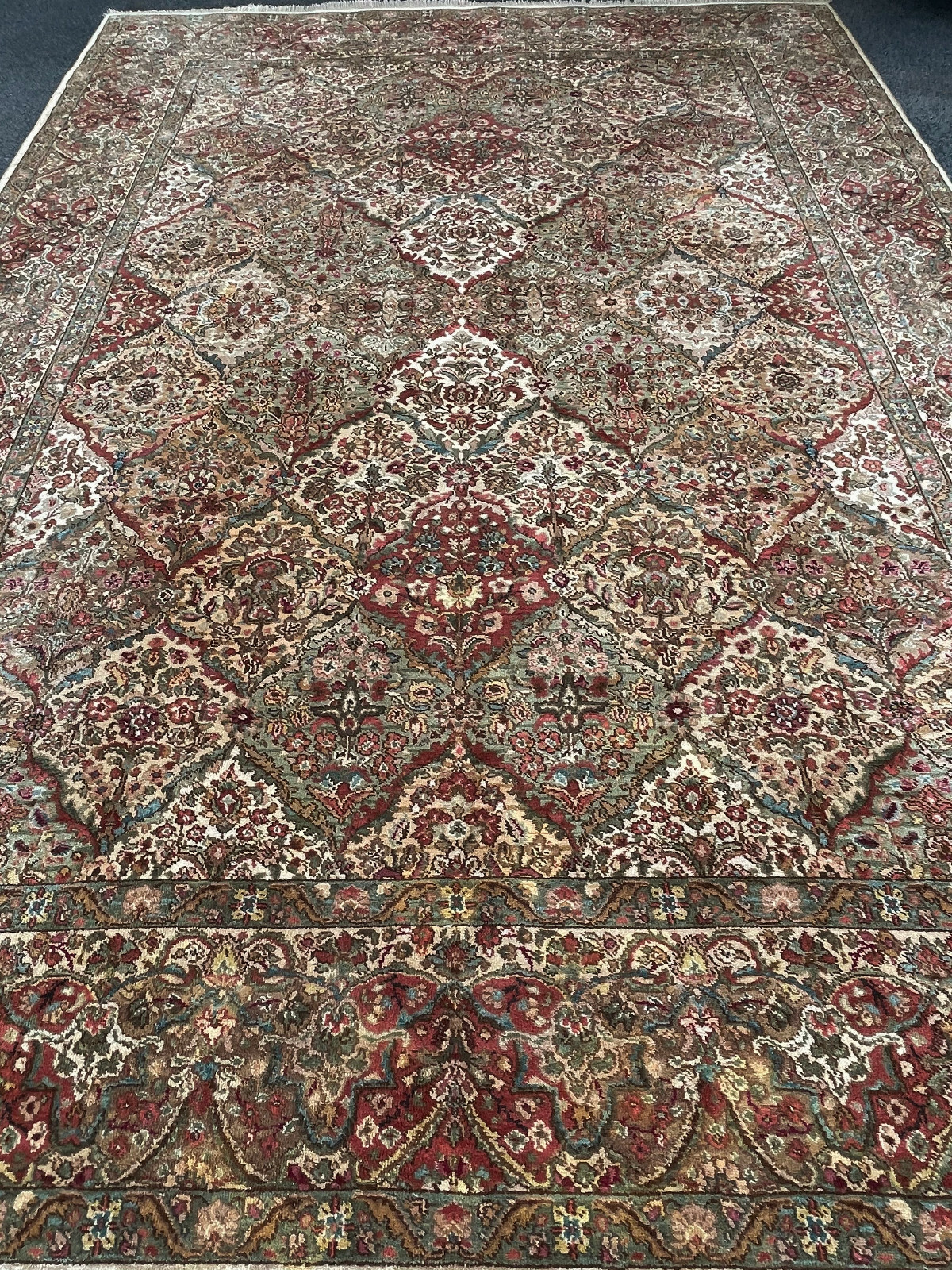 Antique American Karastan Kirman Rug 9x12FT eBay