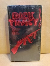 Dick Tracy Meets Gruesome Cue Ball Flattop The Claw VHS Video Cassette 1990 NEW