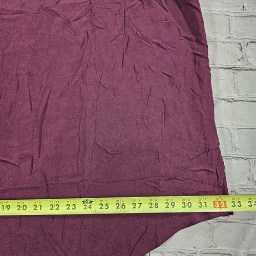 TORRID Tank Tunic Maroon V Neck Sleeveless Round Hem WOMENS SIZE 5 - Foto 7 di 8