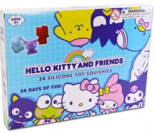 SDCC 2024 Hello Kitty & Friends Mochi Figure Advent Calendar Blue RARE IN HAND! - Bild 1 von 9