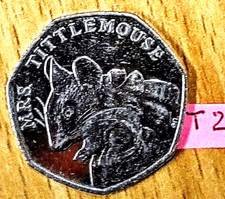 50 PENCE COIN MRS TITTLE MOUSE 2018 COIN X 1