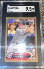 2012 Topps Update Gold #US299 Bryce Harper #1474/2012 SGC Graded Mint 9.5