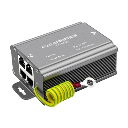 POE Networking Surge Protector 4Port Ethernet Surge Protector 100Mbps/1000Mbps - Picture 5 of 10