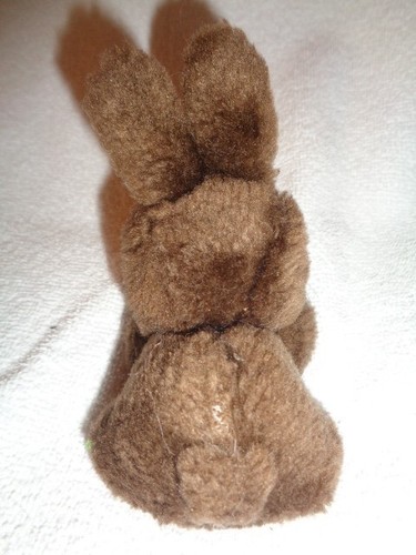 Bunny Brown Plush 7” laying Jackrabbit Baby Stuffed Animal Resort Gift Unlimited - Picture 18 of 20
