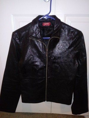 esprit leather jacket womens