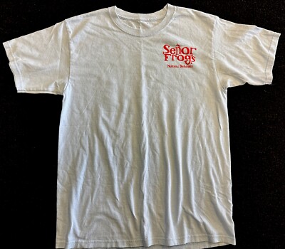 Vintage Senior Frogs 90s Men's Medium Graphic T Shirt Nassau