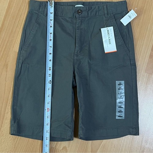 ON Jungen Built in Flex graue Chino Shorts Gr. 16 - Bild 4 von 6