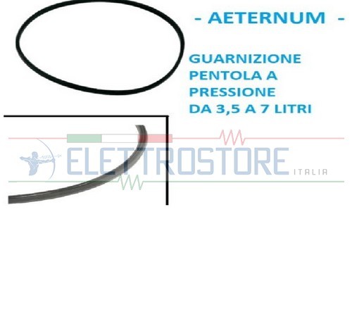 AETERNUM - GUARNIZIONE PENTOLA A PRESSIONE X TUTTI I MODELLI E LITRI - Foto 1 di 1