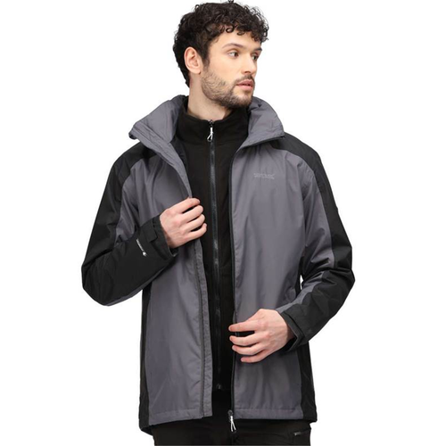 Chaqueta impermeable Regatta Telmar IV 3 en 1 para hombre - Imagen 6 de 9