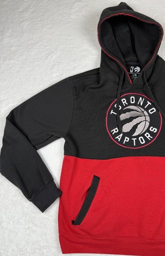 Toronto Raptors Hoodie Men's L Black Red NBA Official Team Apparel Pullover - Picture 2 of 6