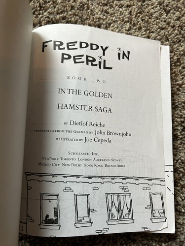 3 The Golden Hamster Saga Freddy Hamster Books Haunting of & in Peril Reiche - Picture 8 of 11