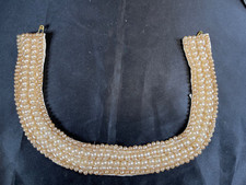 Vintage Faux Pearl Collar Necklace - Well Made - See all photos - 5588