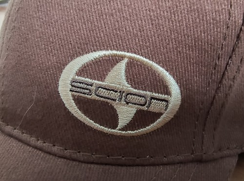 Scion Car Automobile Company, Brown With Embroidered Logo, Cap Hat Strapback NEW - Picture 3 of 10