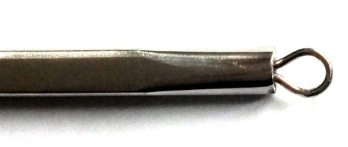 Komedonenquetscher Mitesserentferner Pickel Akne Poren doppelseitig ca. 12 cm - Bild 4 von 4