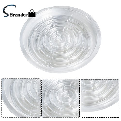 10 Pack 10 Inch Plastic Clear Flower Pot Durable Plant Saucers Plant Drip Trays - Picture 7 of 8