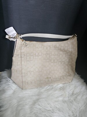 Coach Outline Signature Celeste Hobo Crossbody Shoulder Bag