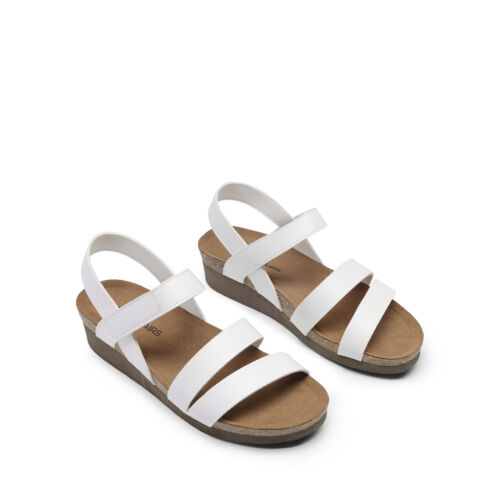 Women Low Heel Wedge Sandals Casual Flatform Dress Shoes with Arch Support - Picture 34 of 35