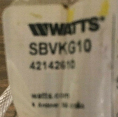 WATTS BRAIDED VINYL TUBING-P/N: SBVMK10/SBVKG10-(19'7" LENGTH OF 2TUBES)-NEW - Picture 5 of 10